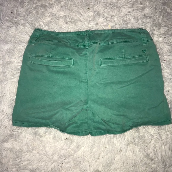 American Eagle Outfitters Midi Shorts Teal - Picture 3 of 4